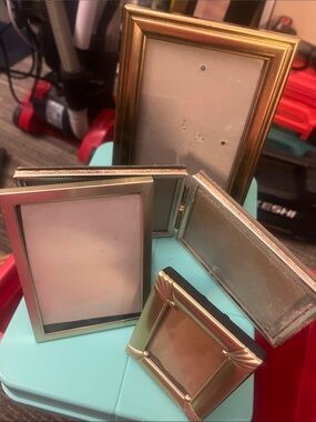 Gold Tone Decorative Home Picture Frame Set - Classic Elegance